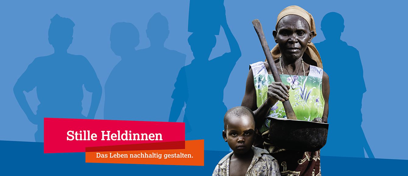 Offizielles Titelbild der Ausstellung "Stille Heldinnen"