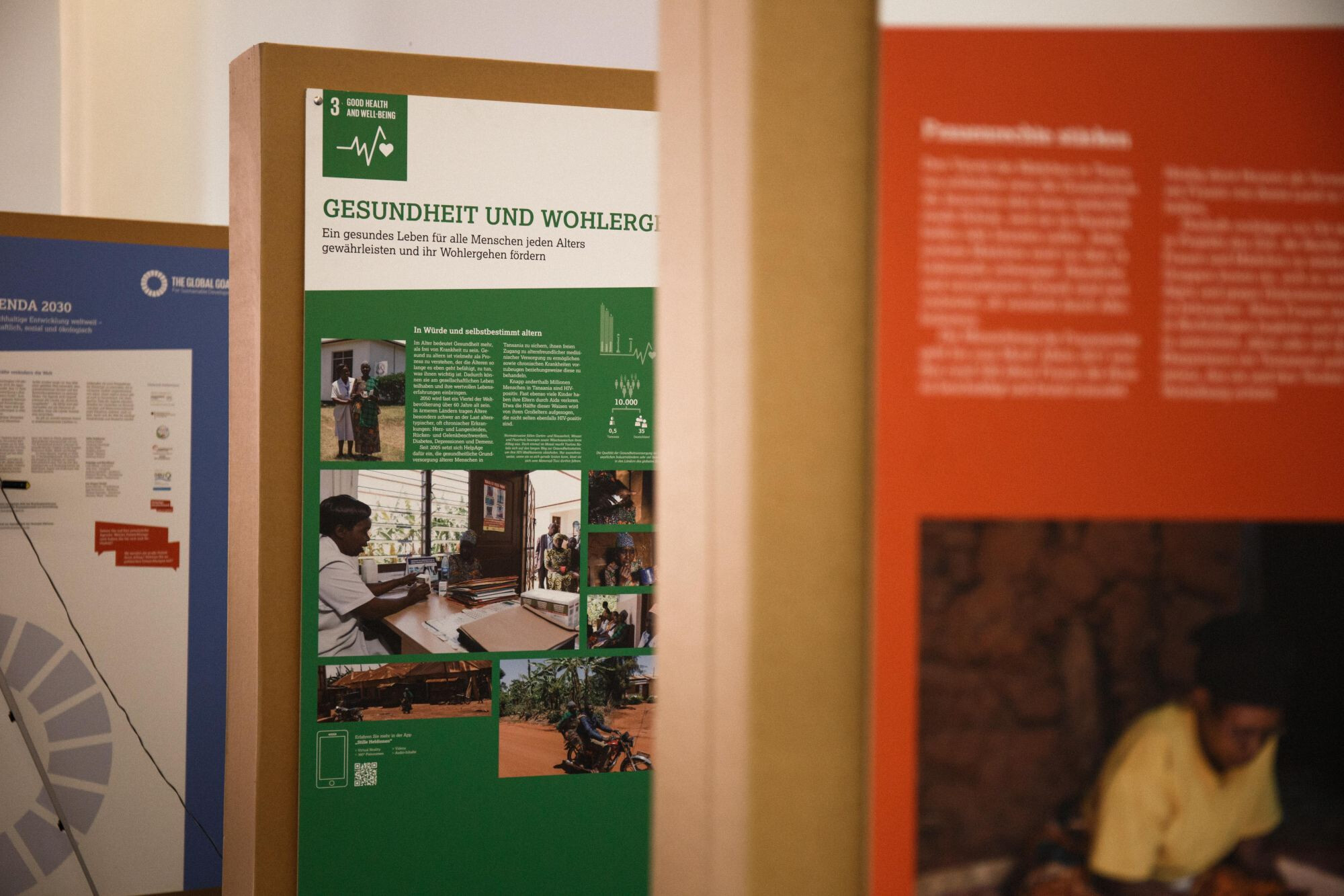 Auch die Ausstellung der