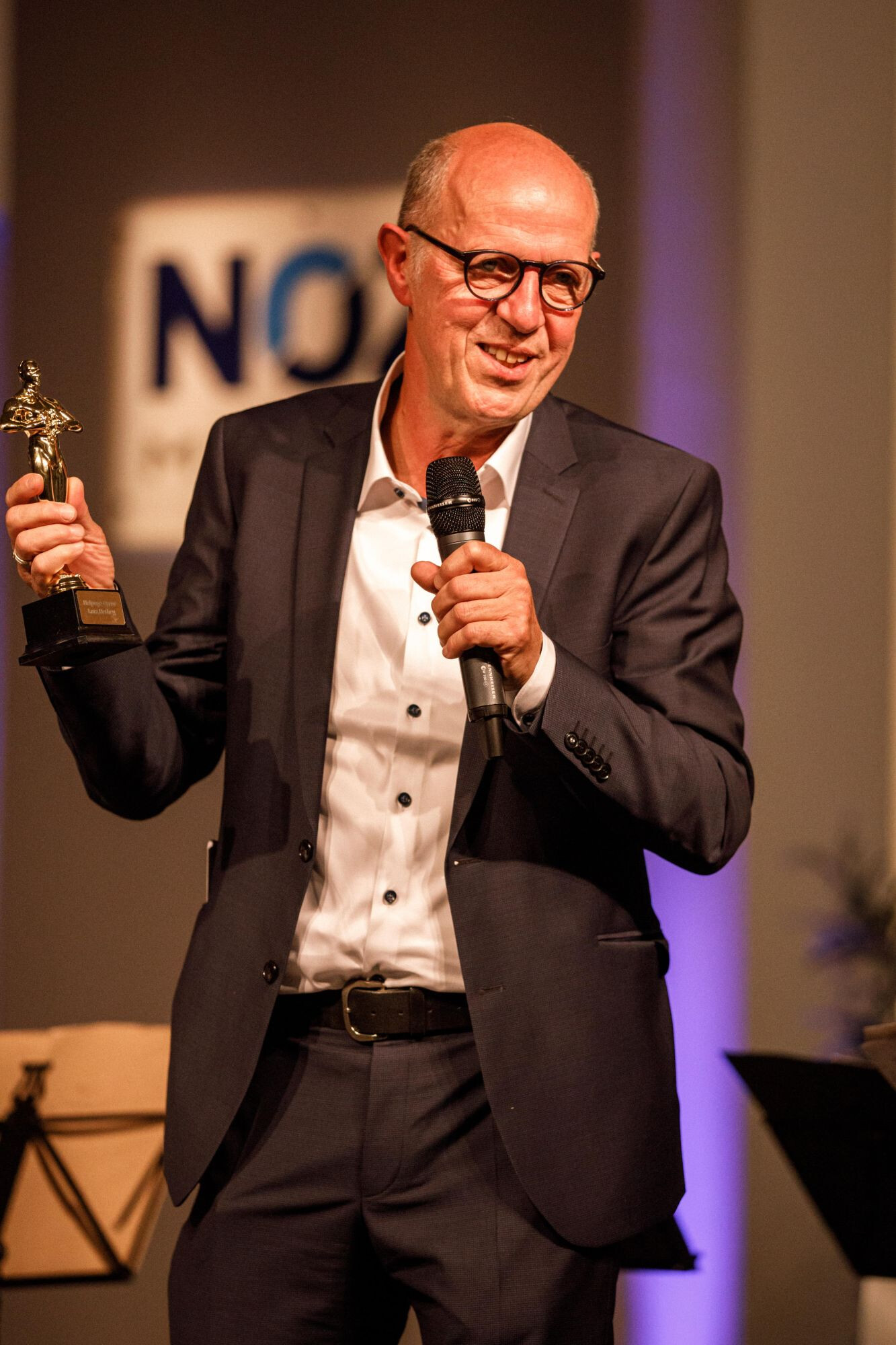 Lutz bei seinen Dankesworten.