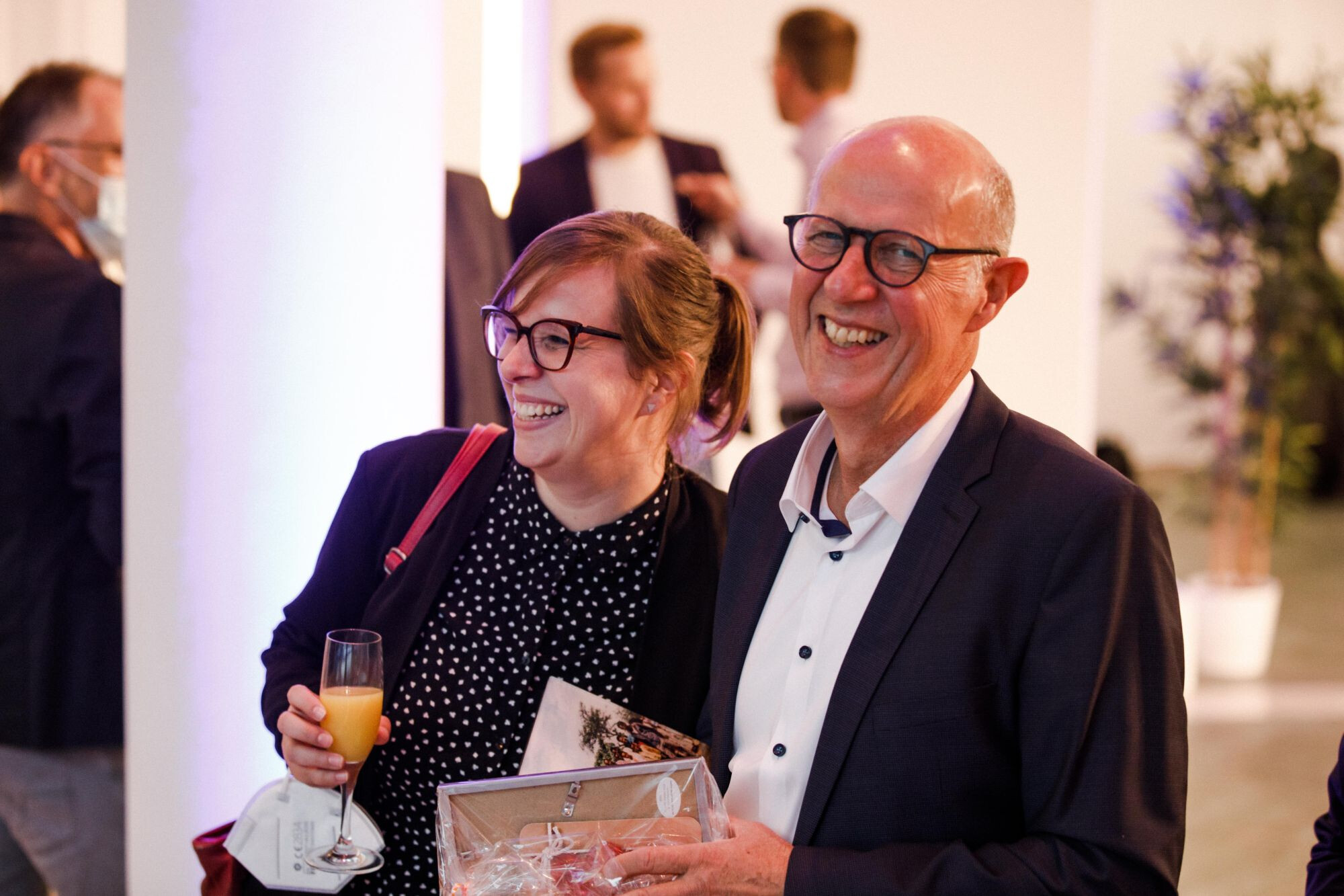 Lutz mit seiner Familie an seiner Seite.