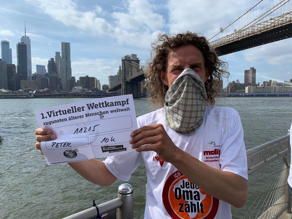 ARD Korrespondent Peter Mücke auf seiner Lieblingsstrecke in Brooklyn.