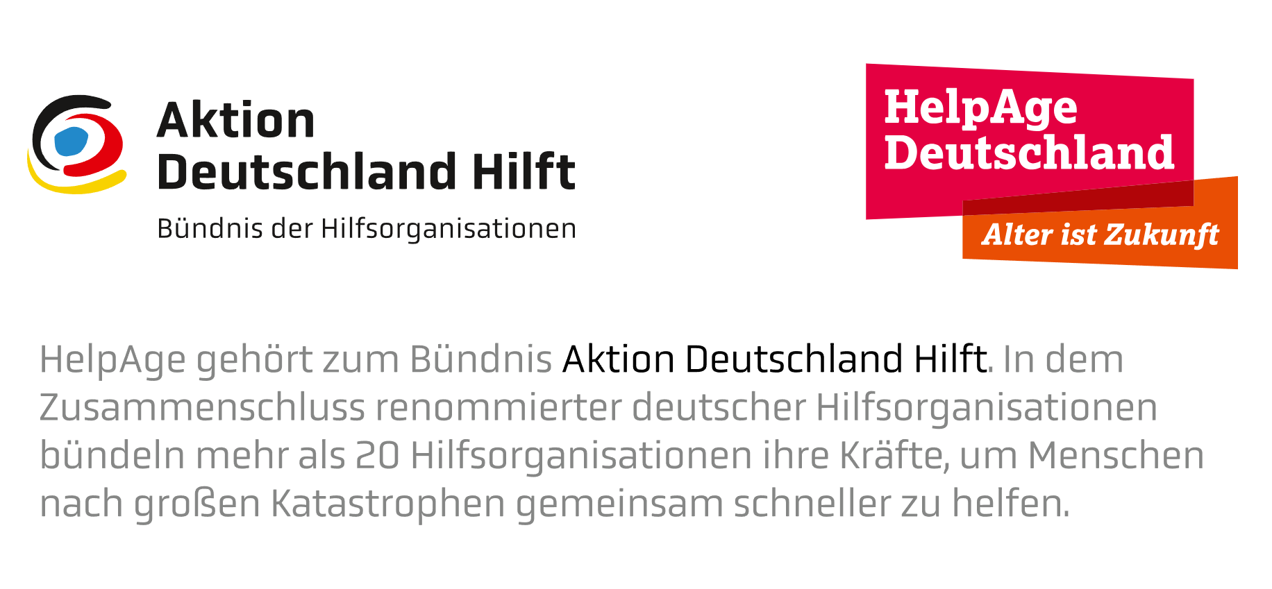 Logos von HelpAge und Aktion Deutschland Hilft.
