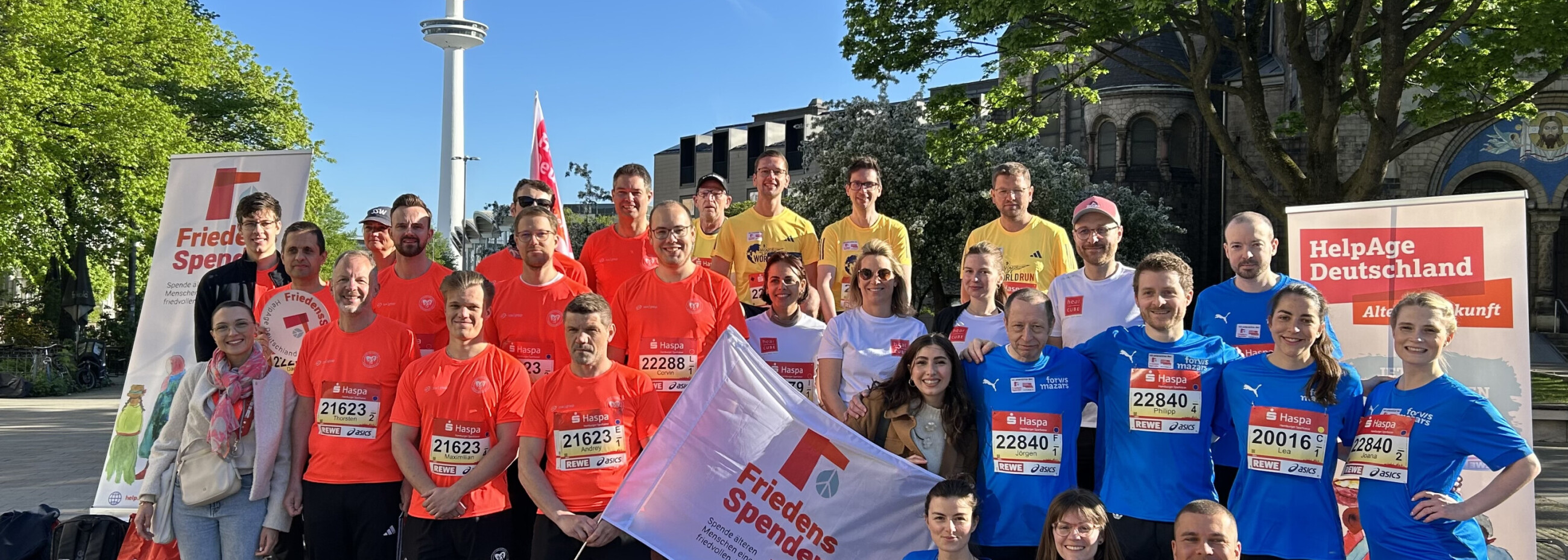 Gruppenfoto von LäuferInnen