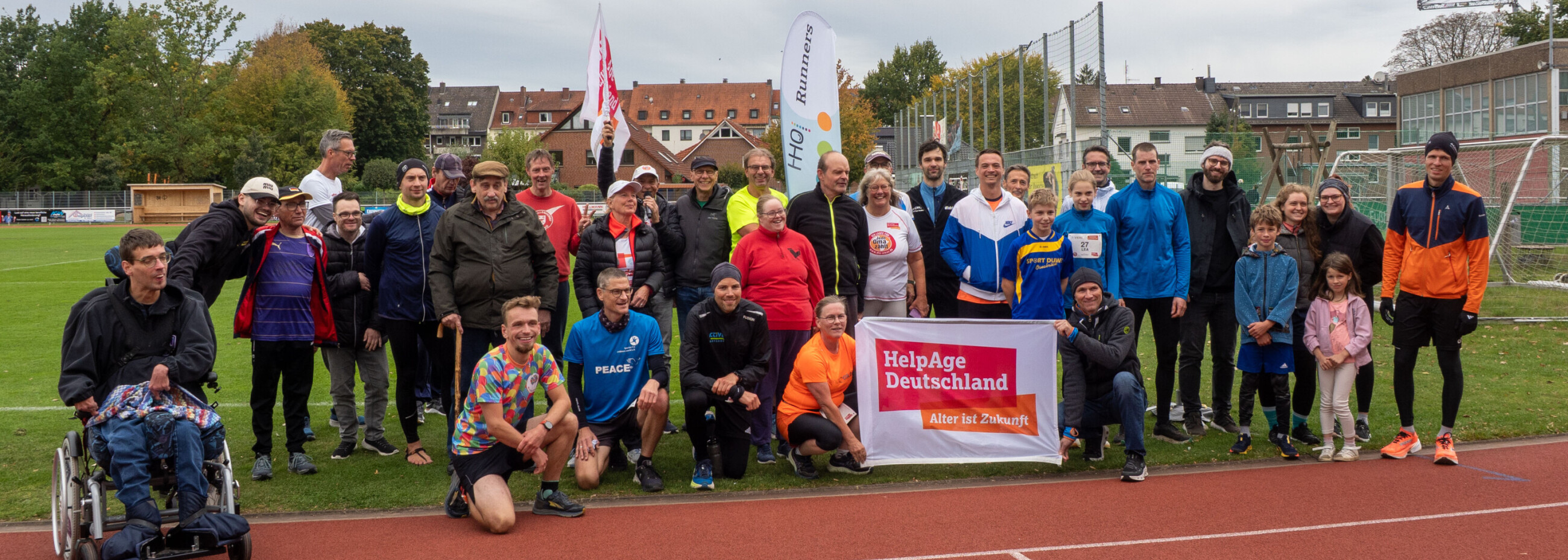 Gruppenfoto von den Läufer*innen