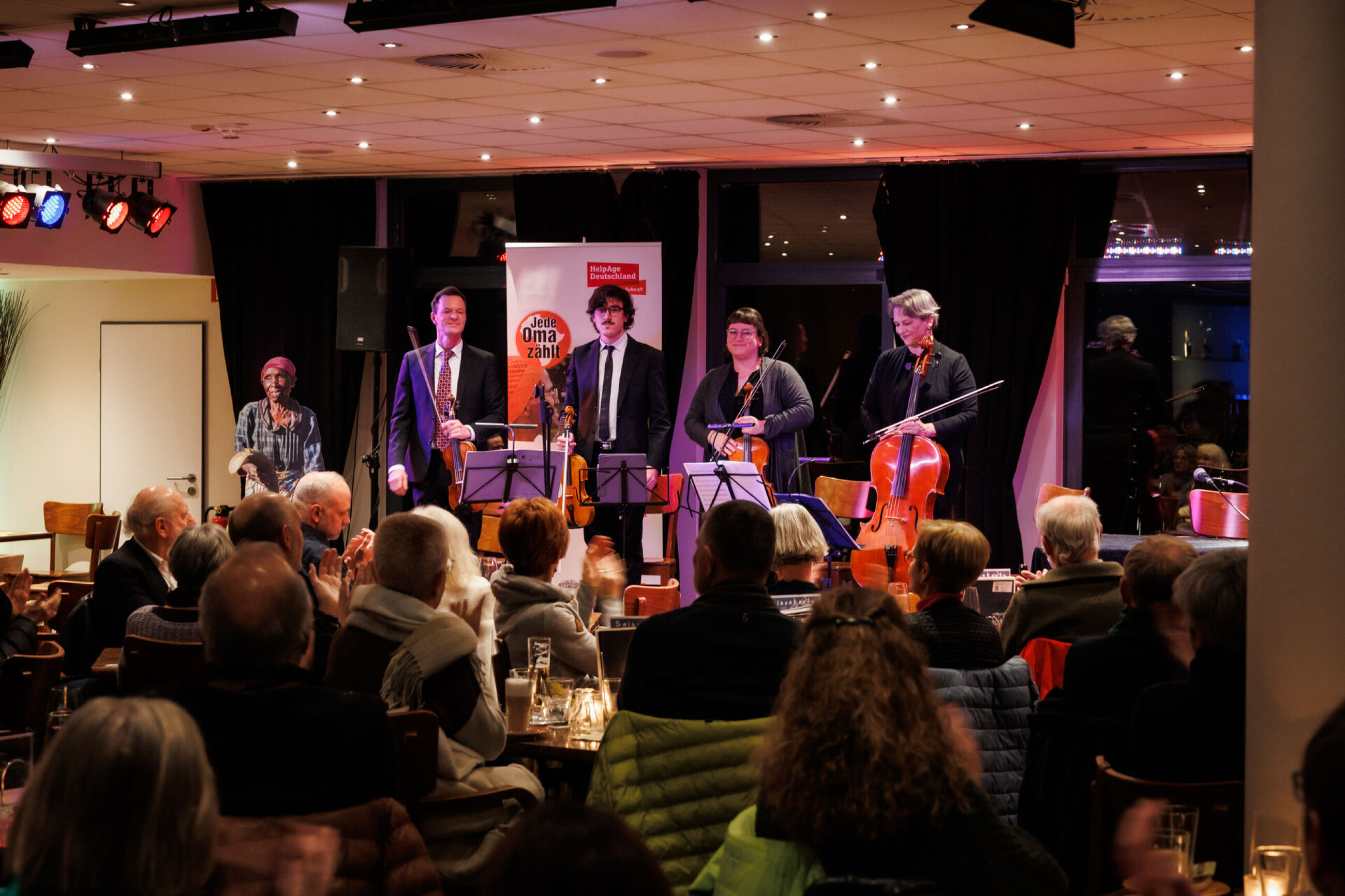 Konzert vor einem Publikum