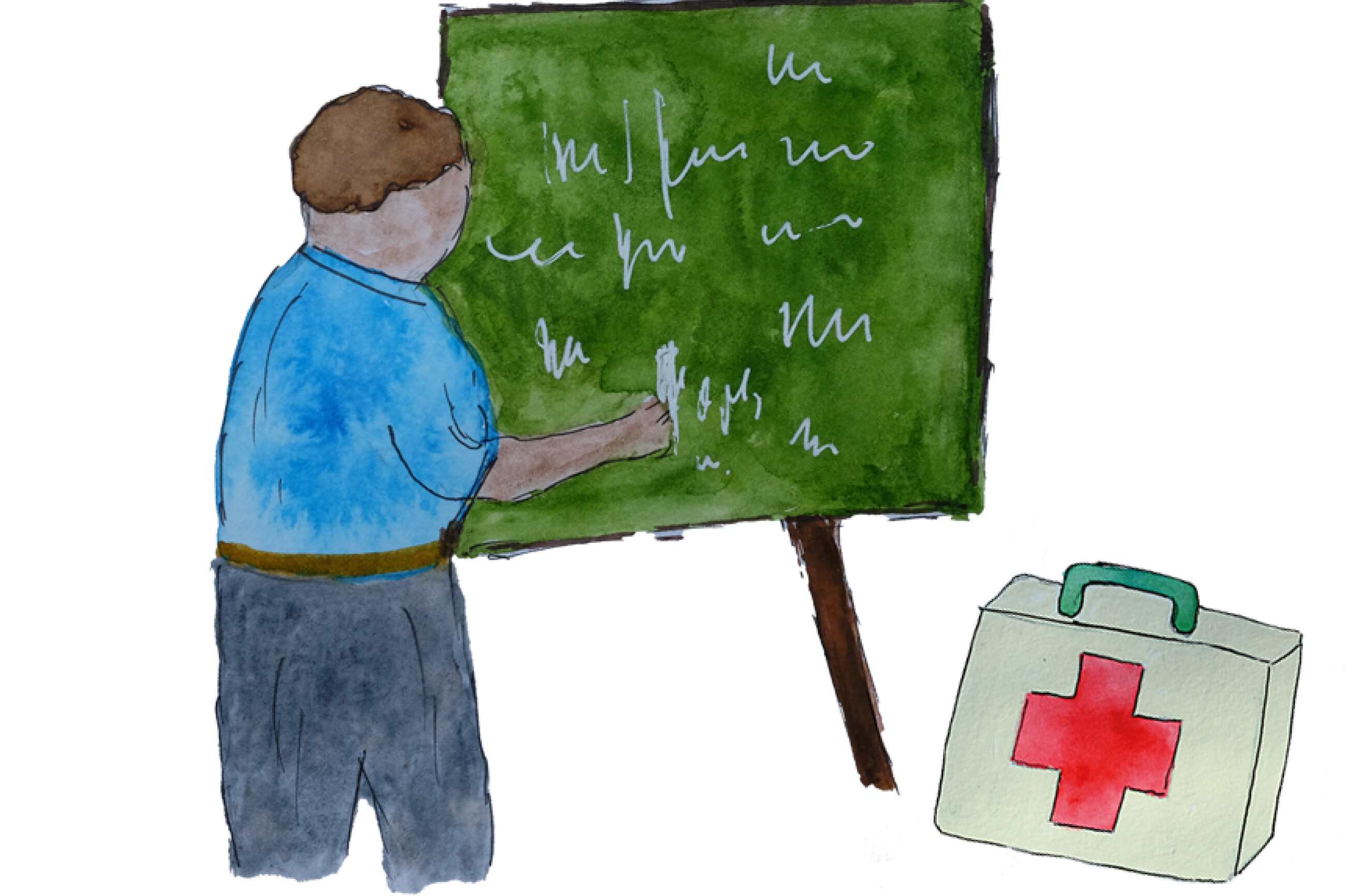Illustration von einem Workshop