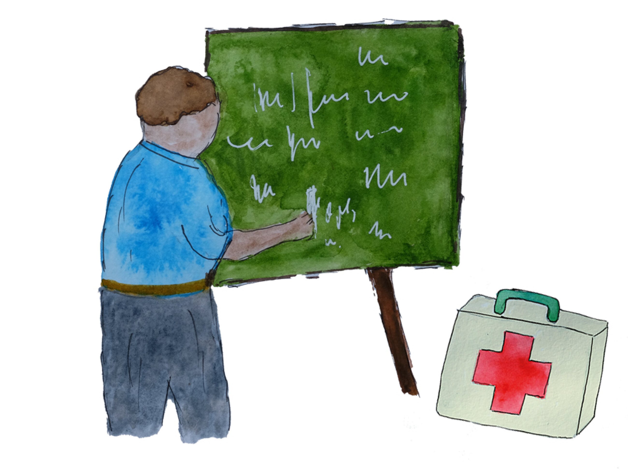 Illustration von einem Workshop