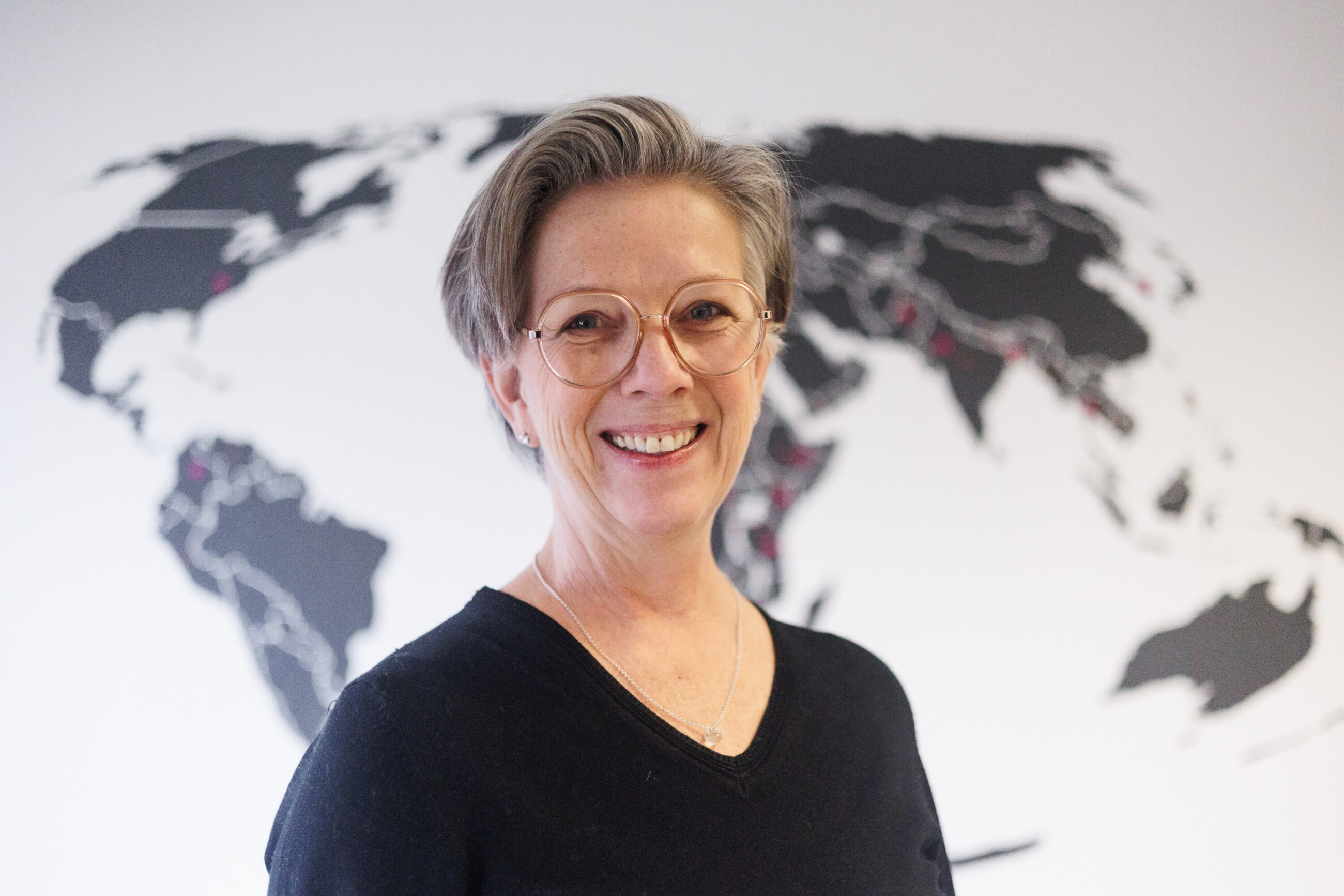 Person schaut in die Kamera