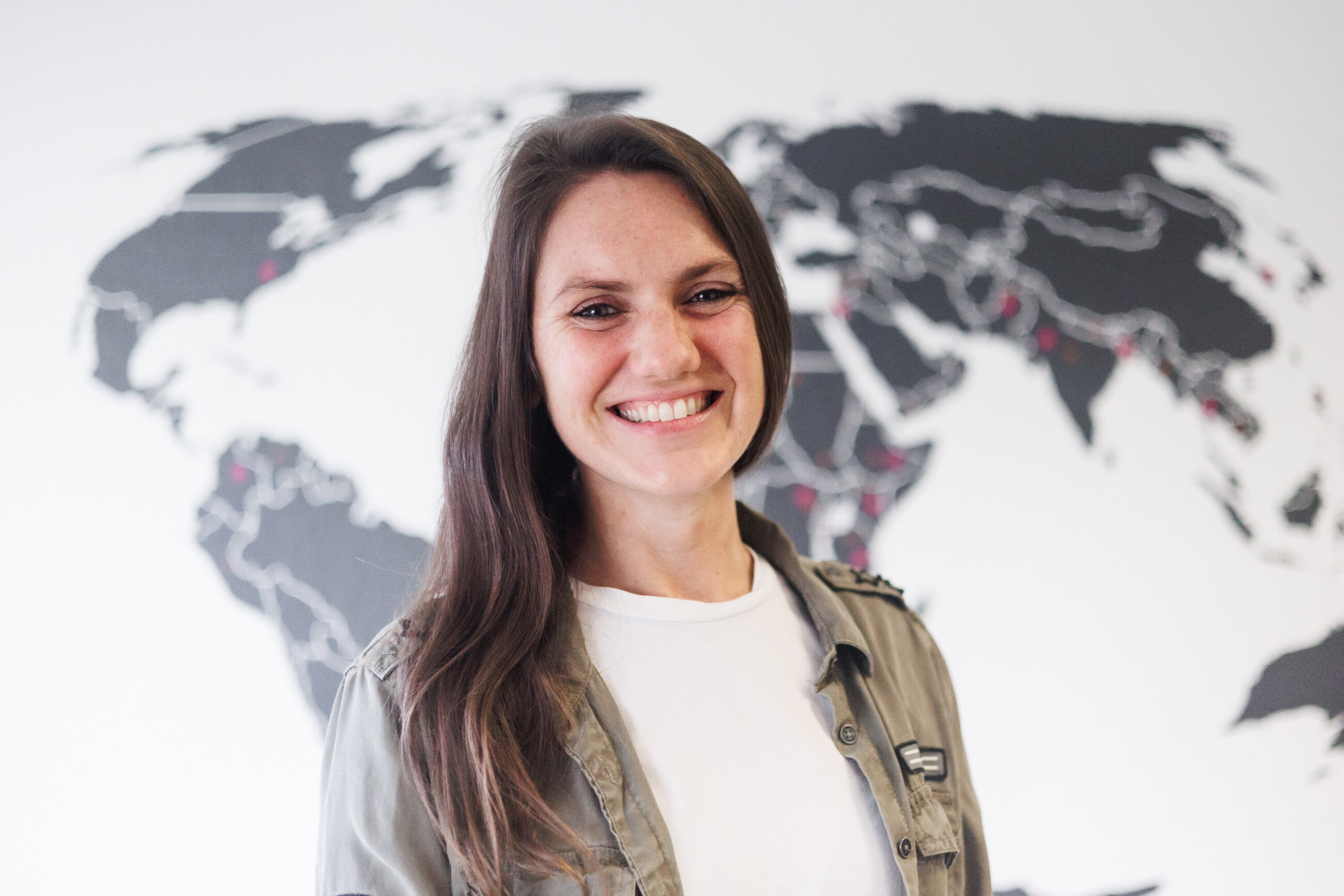 Person schaut in die Kamera